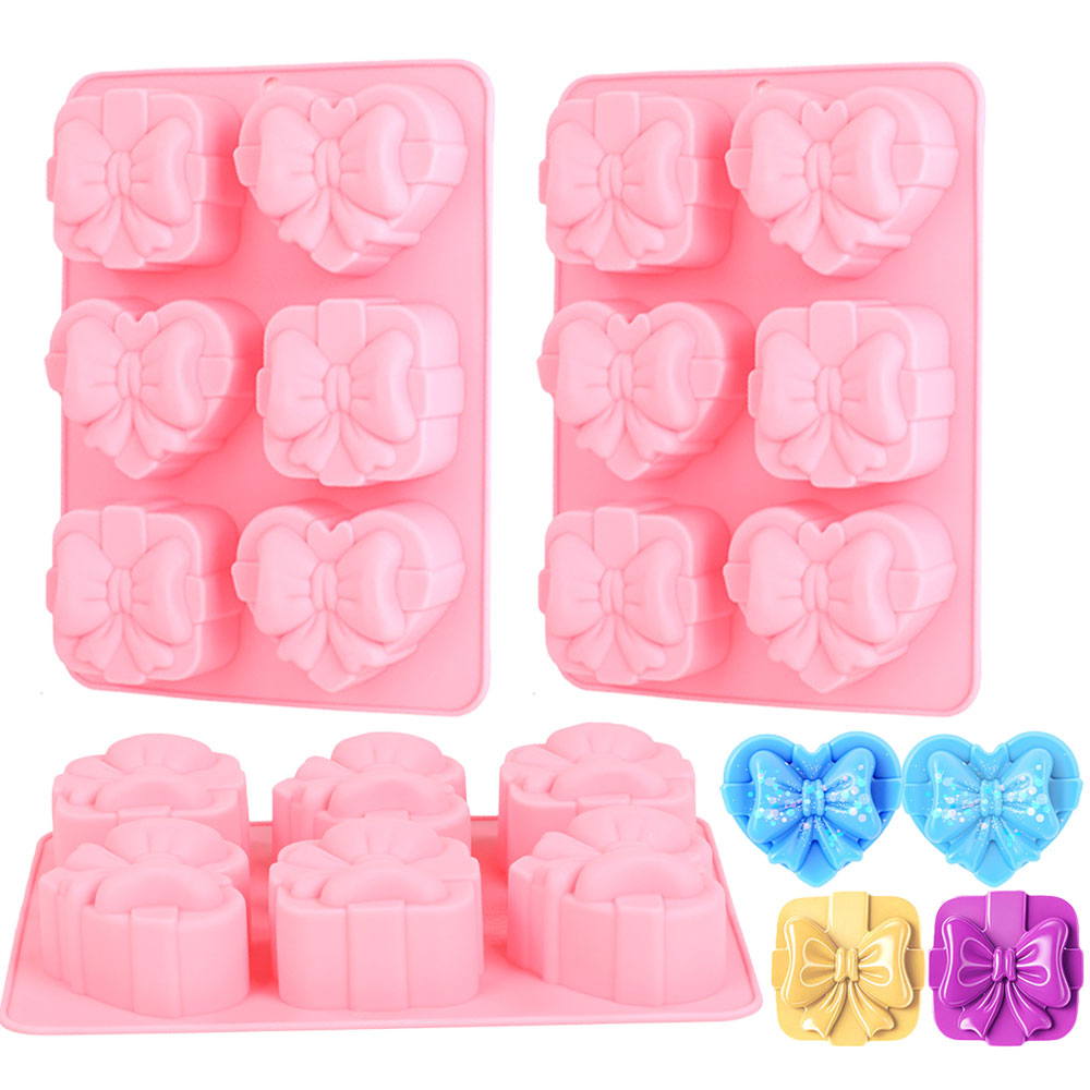 Candle Making Supplies Wholesale - Square Heart Shape Silicone Mold 6
