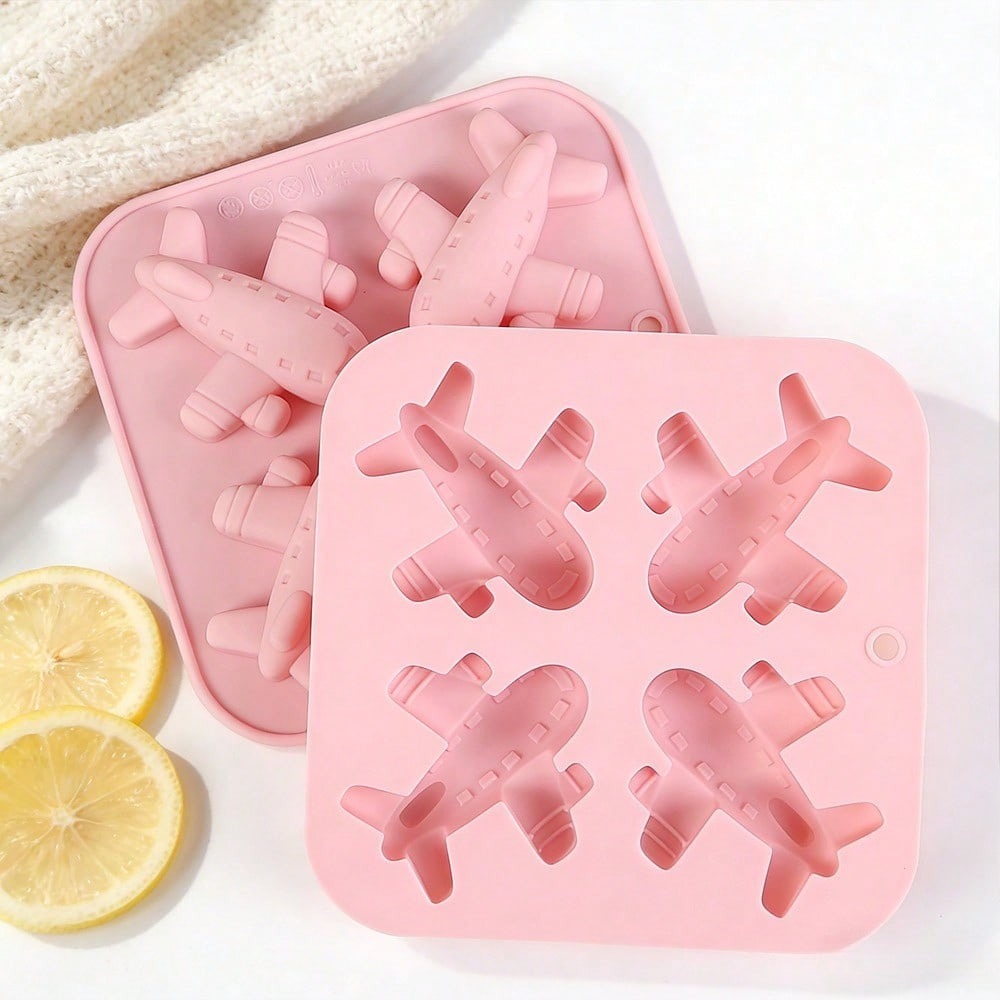 4 Cavity Airplane Silicone Mol - огляд і ціна Candle Making Supplies Wholesale