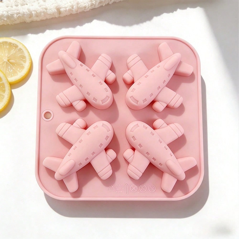 4 Cavity Airplane Silicone Mol - огляд і ціна Candle Making Supplies Wholesale