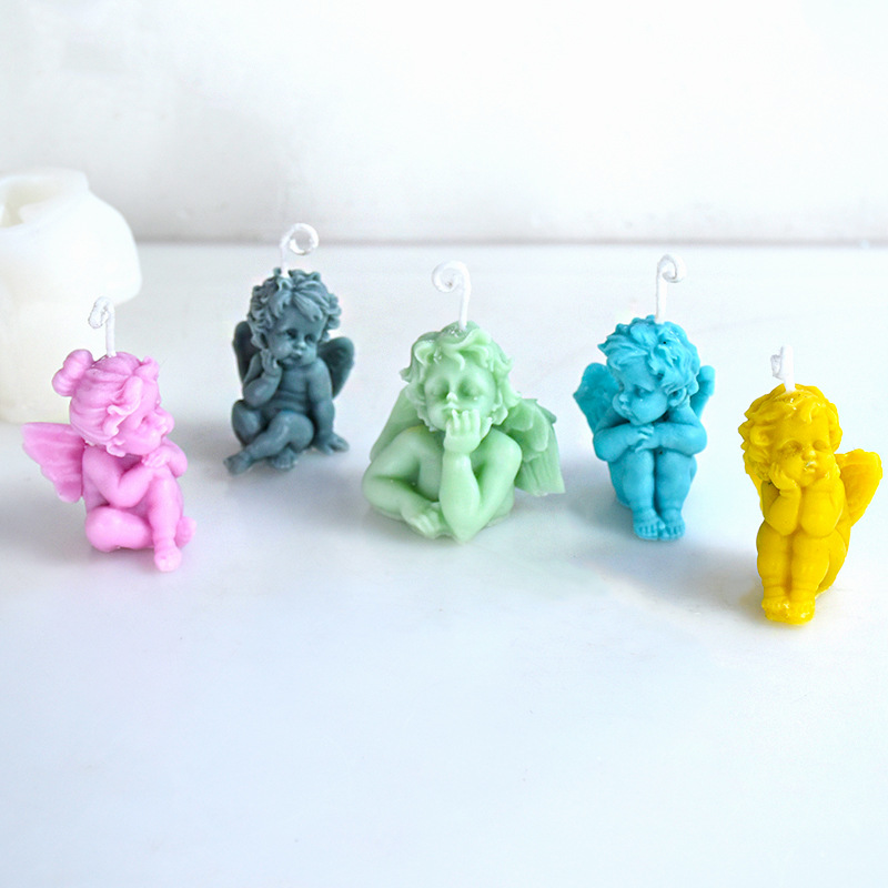 3D Lovely Angel Kids Candle Si - огляд і ціна Candle Making For Kids