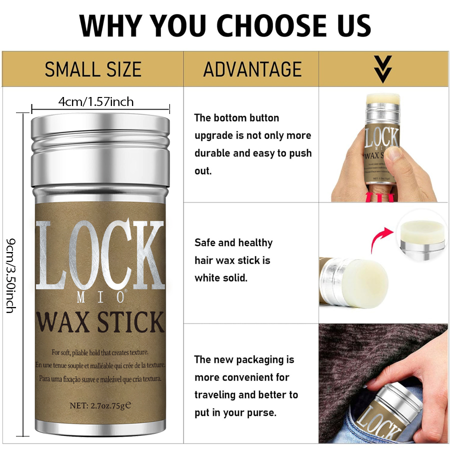 LOCKMIO Wax Stick Natural Coco - огляд і ціна Coconut Wax Flake