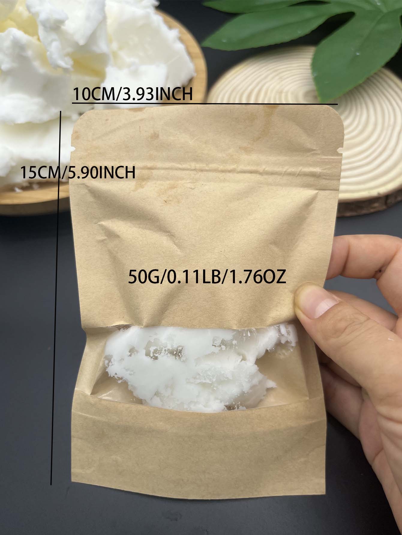 50/100/200G Natural Coconut Wa - огляд і ціна Coconut Wax Flake