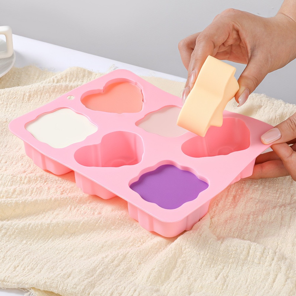 Square Heart Shape Silicone Mo - огляд і ціна Candle Making Supplies Wholesale