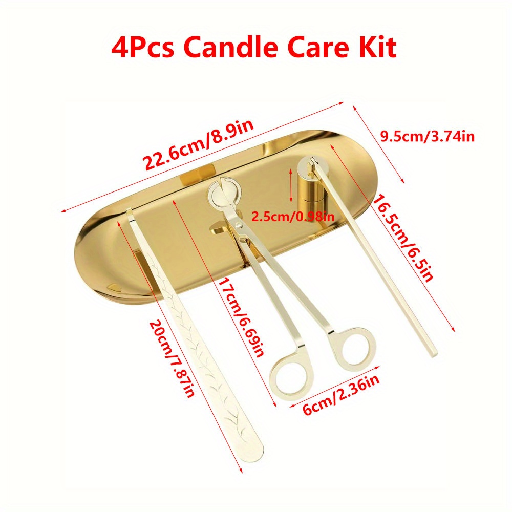 4pcs/set Luxury Candle Care Ki - огляд і ціна Candle Making Supplies Wholesale