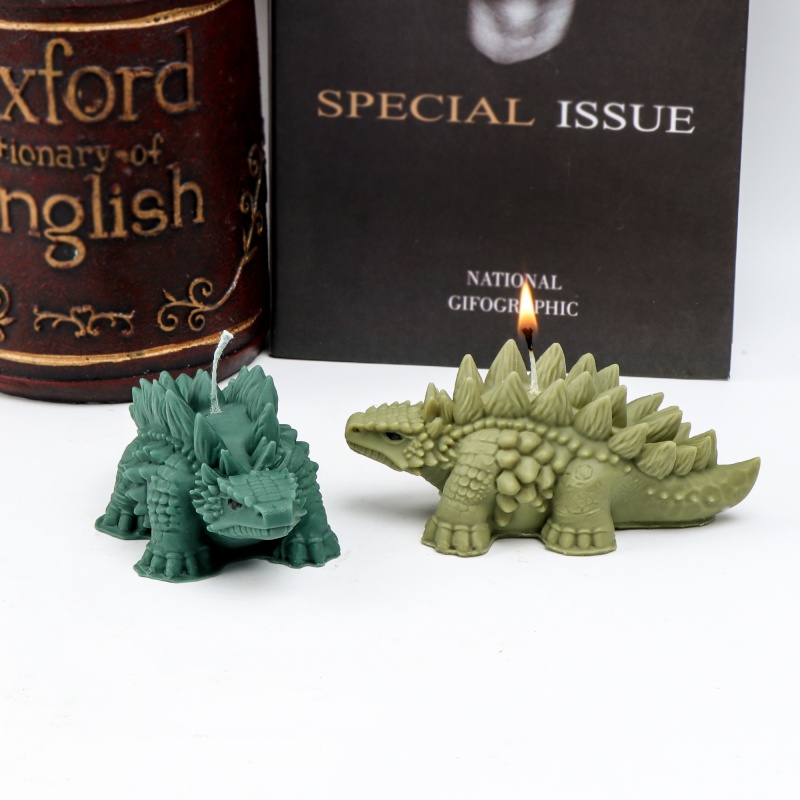 3D Spiked Dinosaur Silicone Ca - огляд і ціна Candle Making For Kids