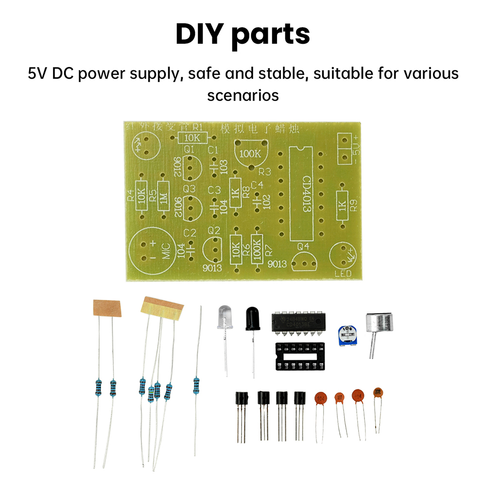 DC 5V Analog Electronic Candle - огляд і ціна Candle Making Dc