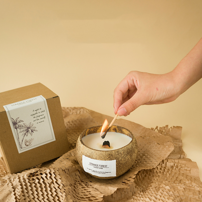 Coconut Shell Aromatherapy Can - огляд і ціна Coconut Wax Flake
