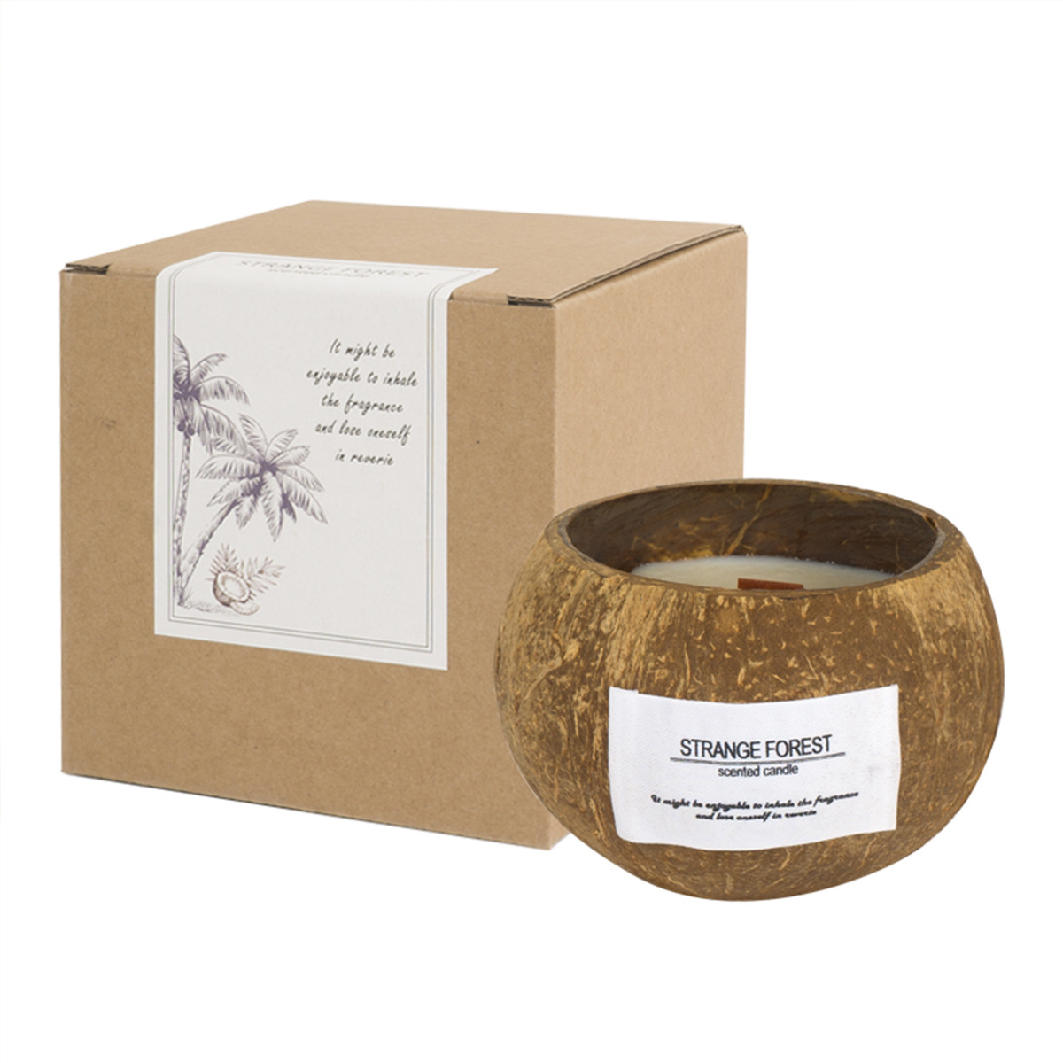 Coconut Shell Aromatherapy Can - огляд і ціна Coconut Wax Flake