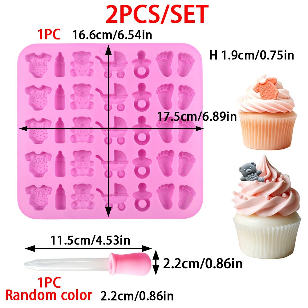 2pcs Silicone Mold Set 35-Cavi - огляд і ціна Candle Making Supplies Wholesale